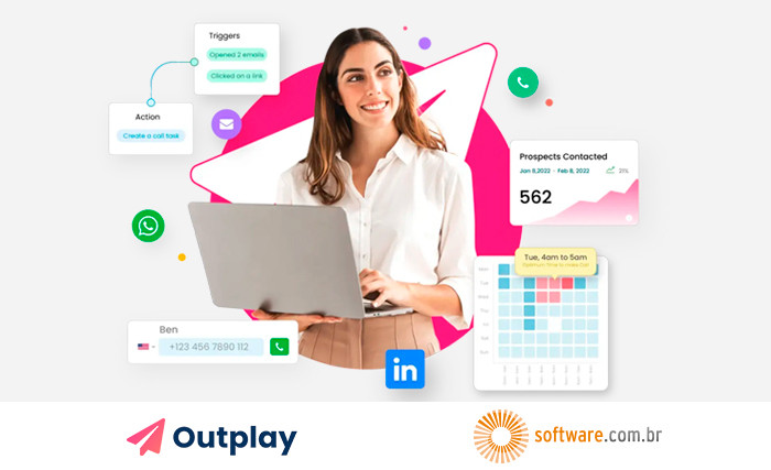  Nova parceria entre Software e Outplay traz soluções Inovadoras para o Brasil para melhorar os resultados das equipes de vendas