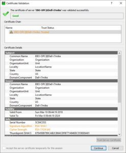 OPC Server for EcoStruxure Building Operation
